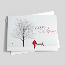 Santa's Game Christmas Card