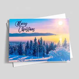 Winter Frost Christmas Card