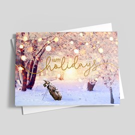Winter's Celebration Holiday Card