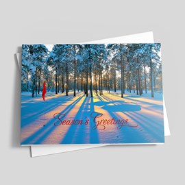 Winter Games Holiday Card