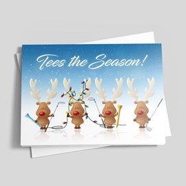 Tees the Season Holiday Card