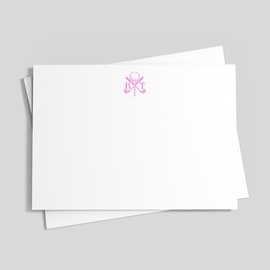 Cross Clubs Pink Stationery