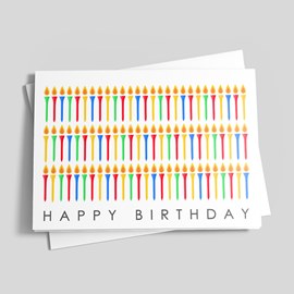 Tee Lights Birthday Card