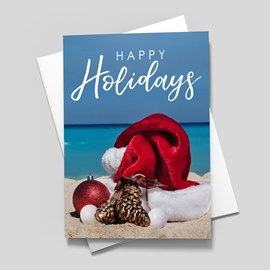 Swing or Swim Holiday Card