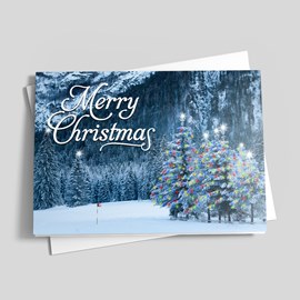 Golfer's Advent Christmas Card by USGAcardshop