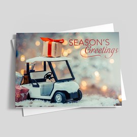 Gift Cart Holiday Card