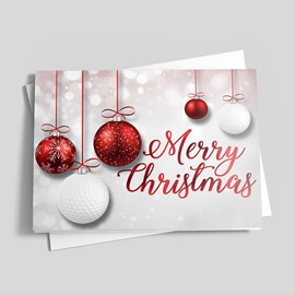 Elegant Ornaments Christmas Card