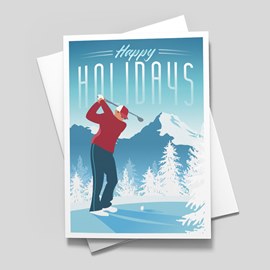 Through The Snow Holiday Card