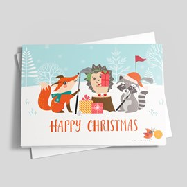 Happy Foursome Christmas Card