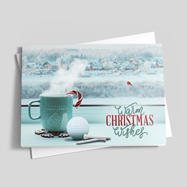 Peppermint Tee Christmas Card