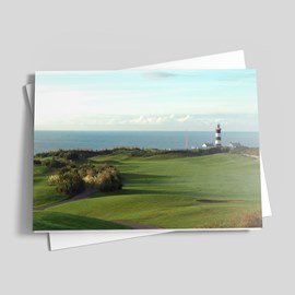 Golfer's Coast Note Card