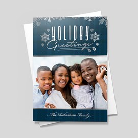 Holiday Strokes Photo Card